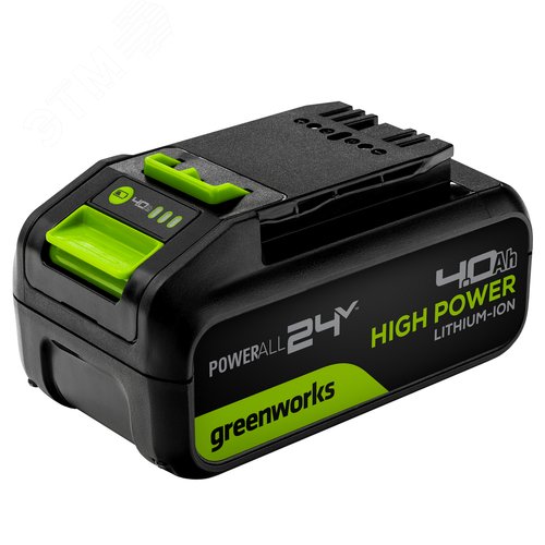 Изображение товара Аккумуляторная батарея Greenworks High Power G24HP4, 24V, 4Ач (2958907) (шт)