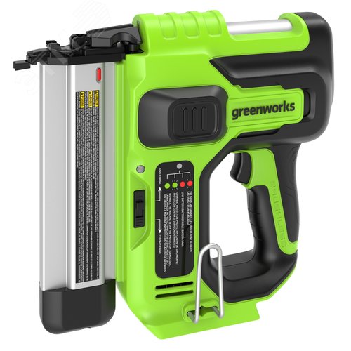 Изображение товара Нейлер акк. Greenworks GD24BN, 24V, б/щет,100 уд/мин, гвозди 18GA, LED, без АКБ и ЗУ (3400707) (шт)