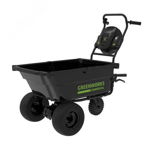 Изображение товара Садовая тележка самоходная Greenworks 82GC, 82V, 106 л, без АКБ и ЗУ (7400607) (шт)