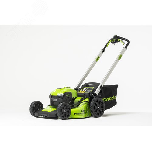 Изображение товара Газонокосилка аккумуляторная Greenworks GD40LM48SP, 40V, 48 см, самоходная, бесщеточная, без АКБ и ЗУ (2517407) (шт)
