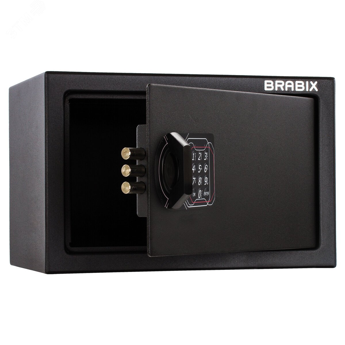 Изображение товара Сейф мебельный BRABIX SF-200EL (в200 х ш310 х г200мм), электронный замок, черный, 291145 (шт)