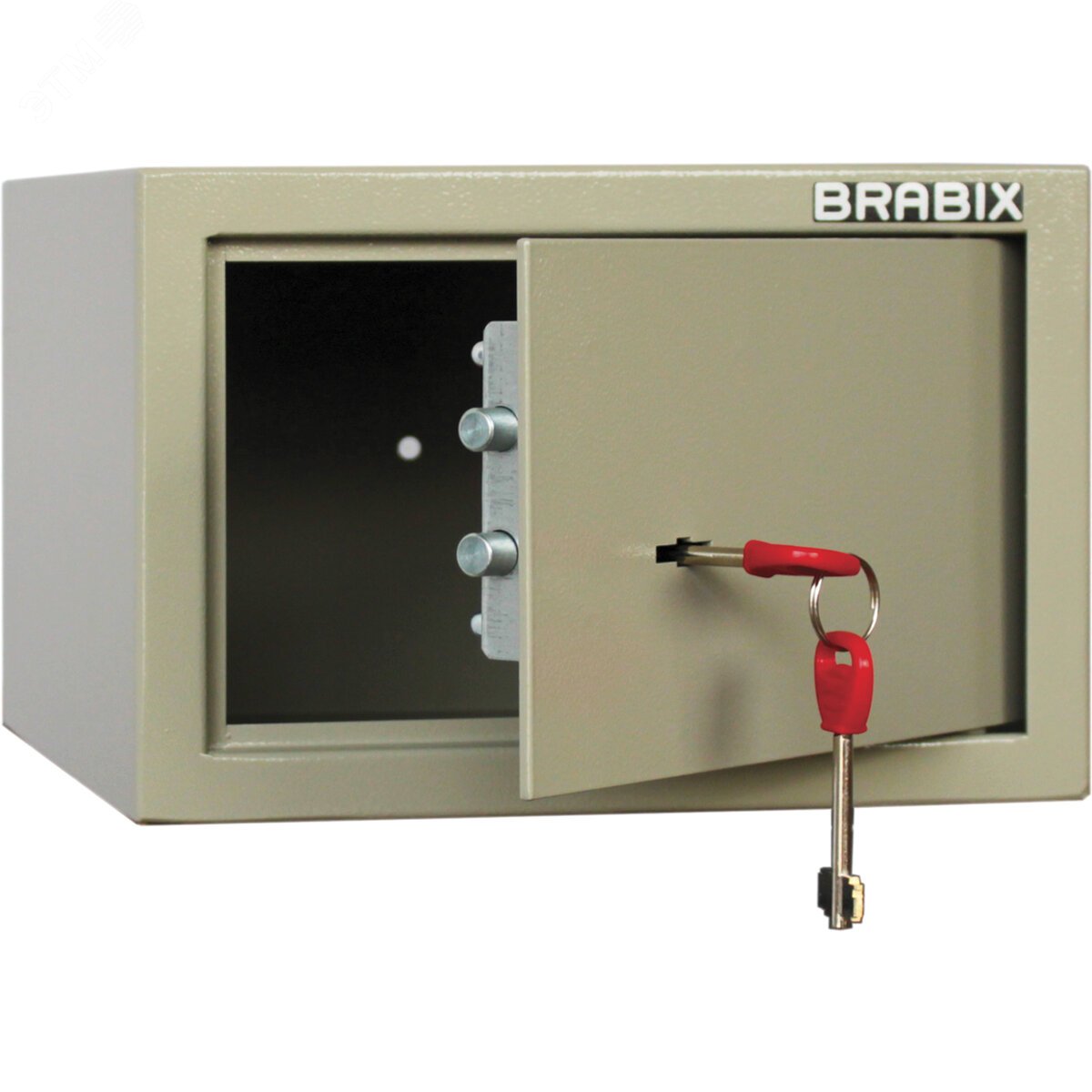 Изображение товара Сейф мебельный BRABIX D-18m (в180 х ш270 х г236мм,5кг), ключевой замок, крепл. к стене, 291161 (шт)
