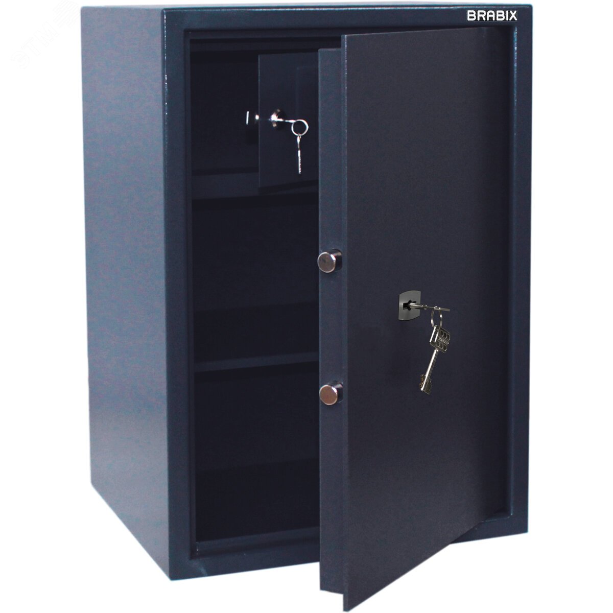 Изображение товара Сейф BRABIX КМ-620Т 620x430x375мм стальной с ключевым замком и трейзером