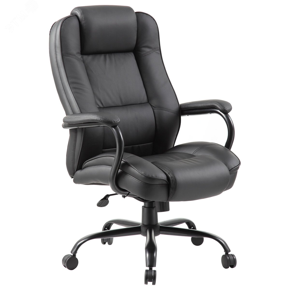 Изображение товара Кресло офисное BRABIX PREMIUM Heavy Duty HD-002 , усиленное, НАГРУЗКА до 200 кг, экокожа, 531829 (шт)