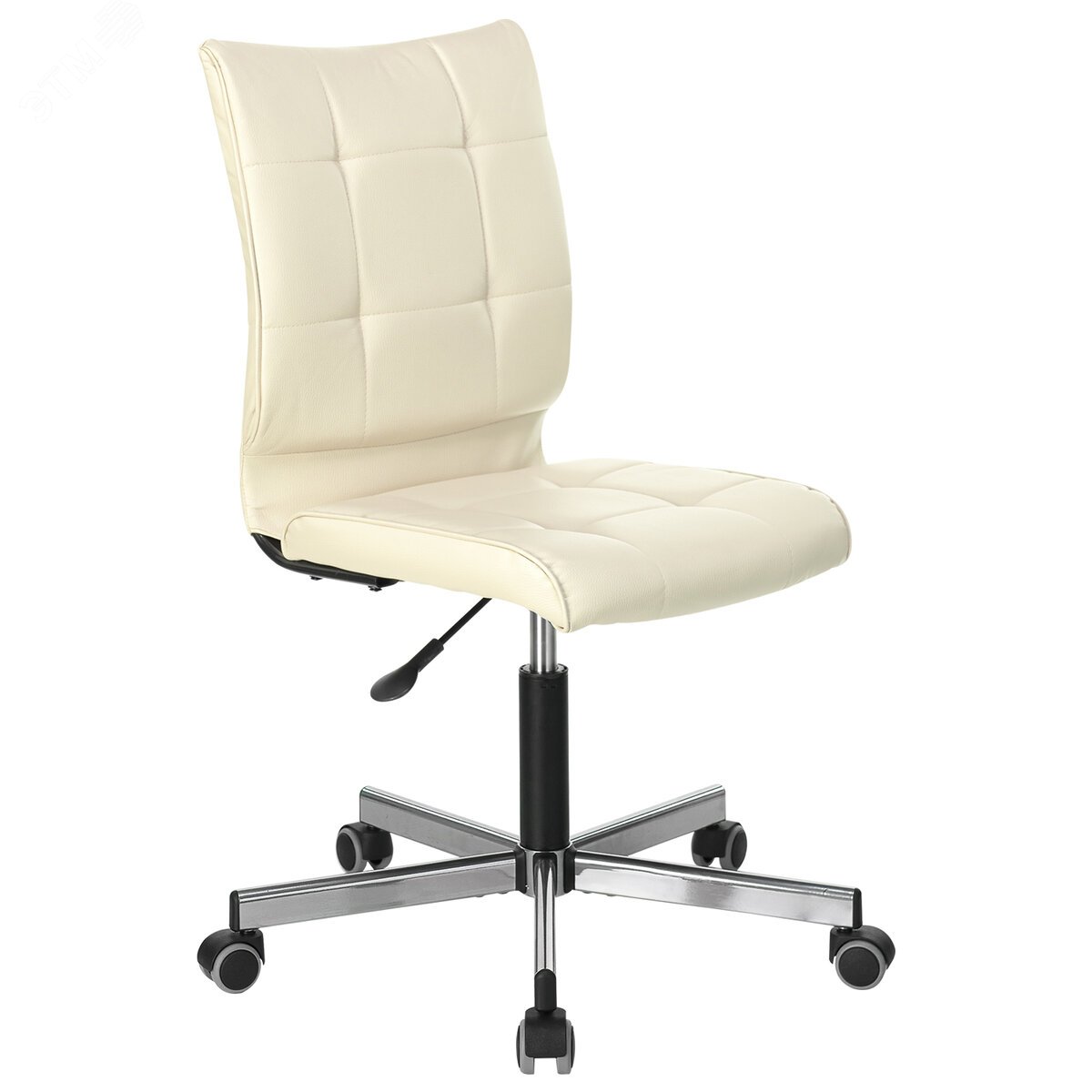 Изображение товара Кресло офисное BRABIX Stream MG-314 без подлокотников экокожа бежевое металлическое