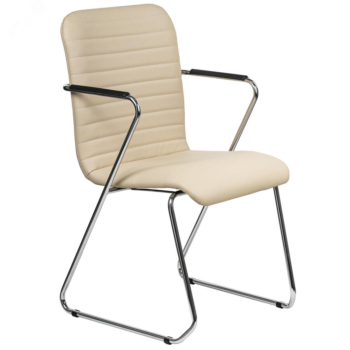 Изображение товара Кресло BRABIX Visit CF-101 из экокожи бежевого цвета