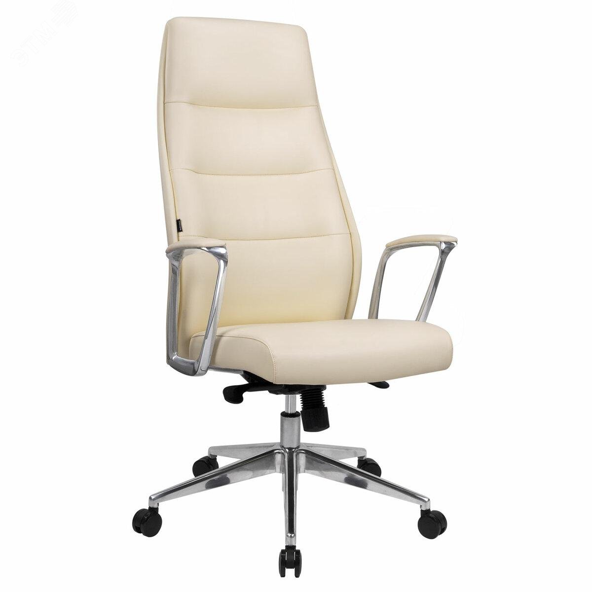 Изображение товара Кресло BRABIX PREMIUM Adept EX-752, синхромеханизм, алюминий, экокожа, бежевое, 532931 (шт)