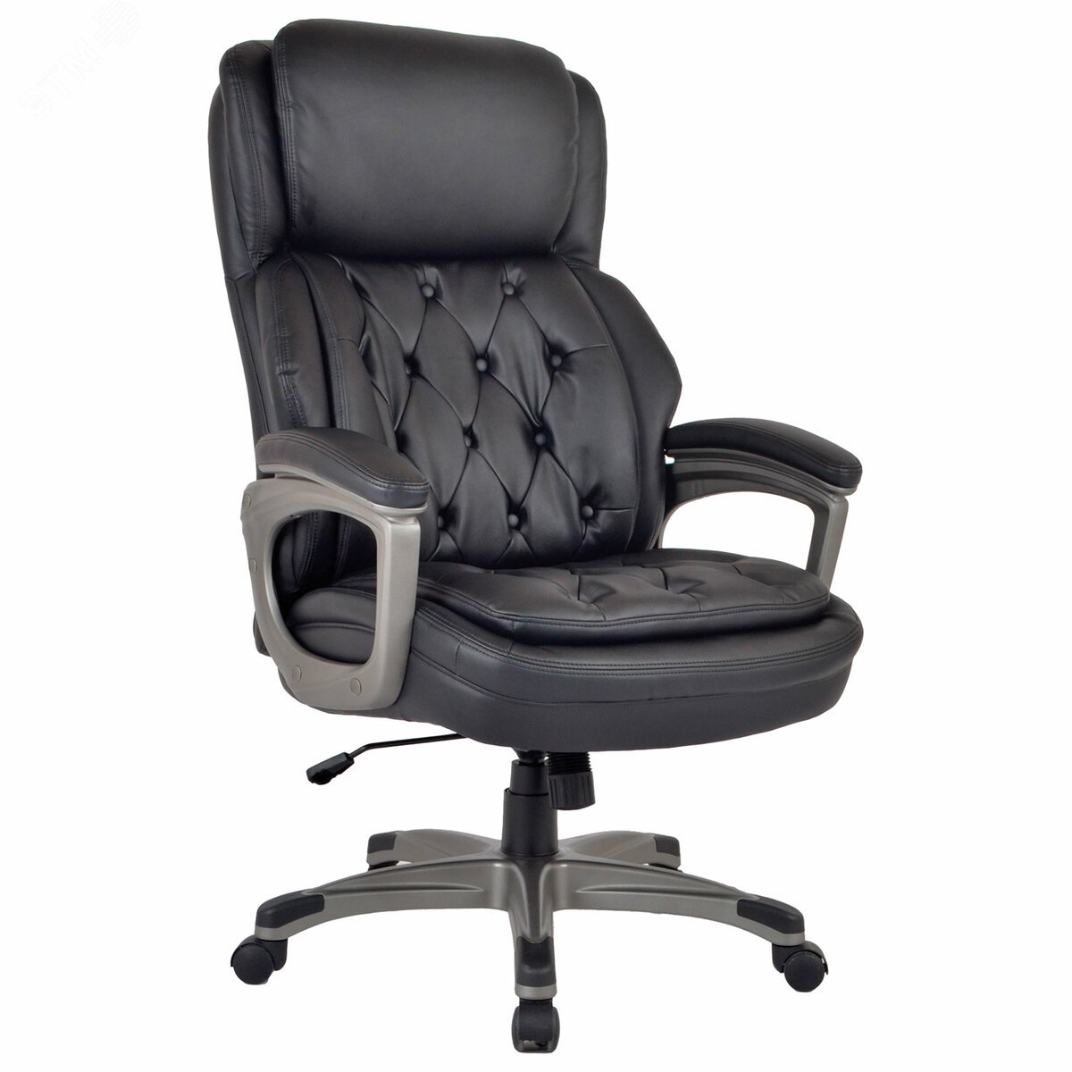 Изображение товара Кресло офисное BRABIX PREMIUM Regal EX-557 до 150 кг пружинный блок экокожа черное