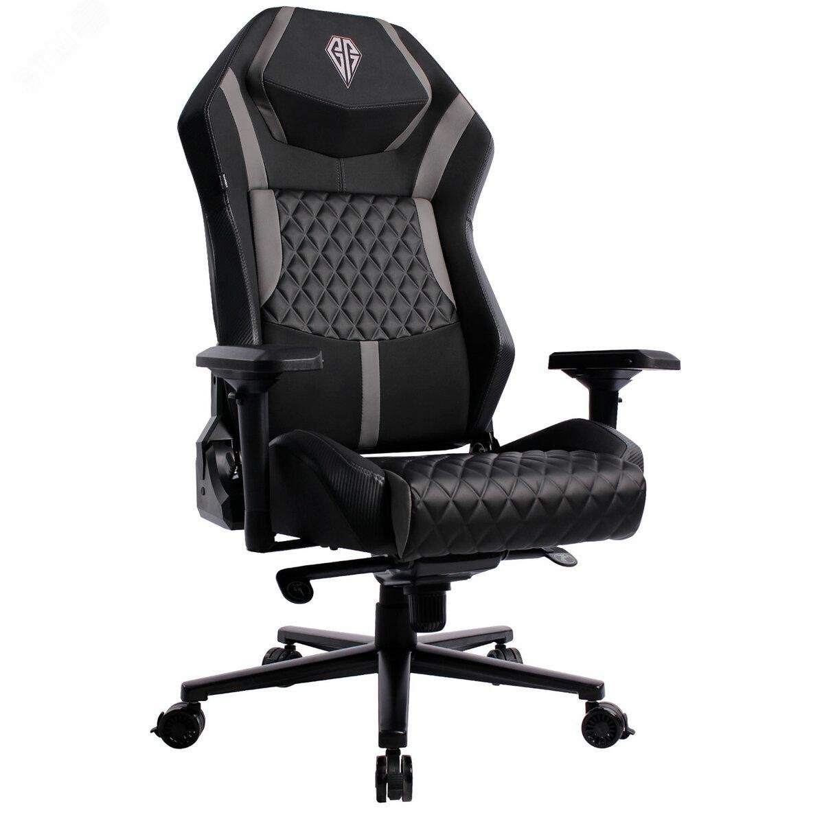 Изображение товара Кресло BRABIX PREMIUM Core GM-160, мультиблок, 4D подлокотники, литой поролон, черное/серое, 532952 (шт)