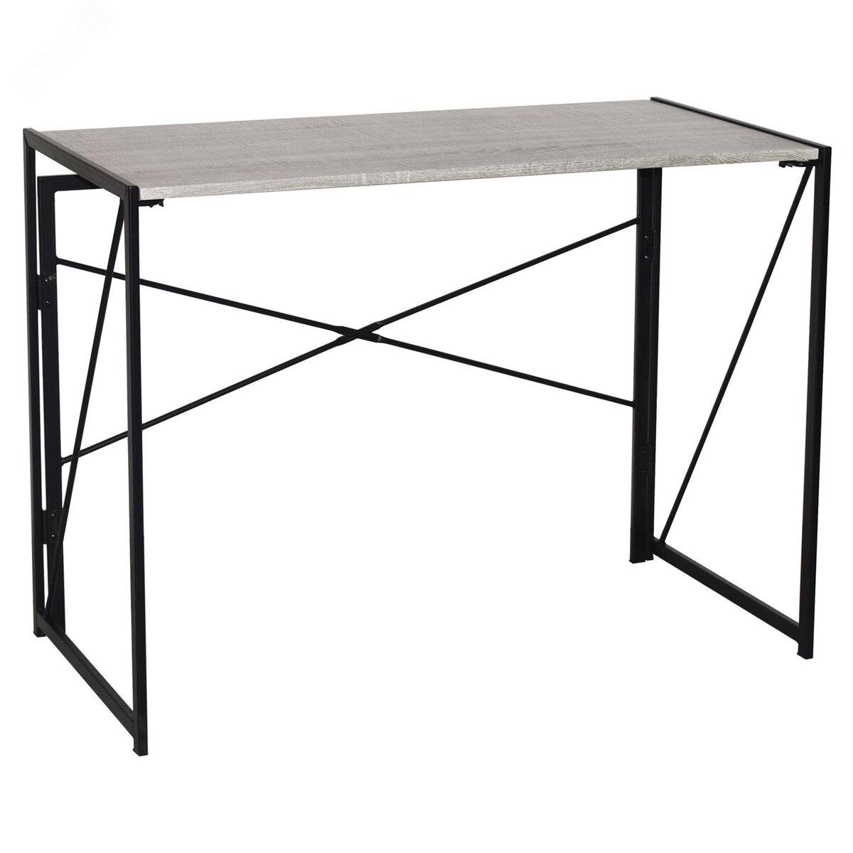 Изображение товара Стол на металлокаркасе BRABIX LOFT CD-002 (1000 х 500 х 750), складной, цвет дуб антик, 641213 (шт)