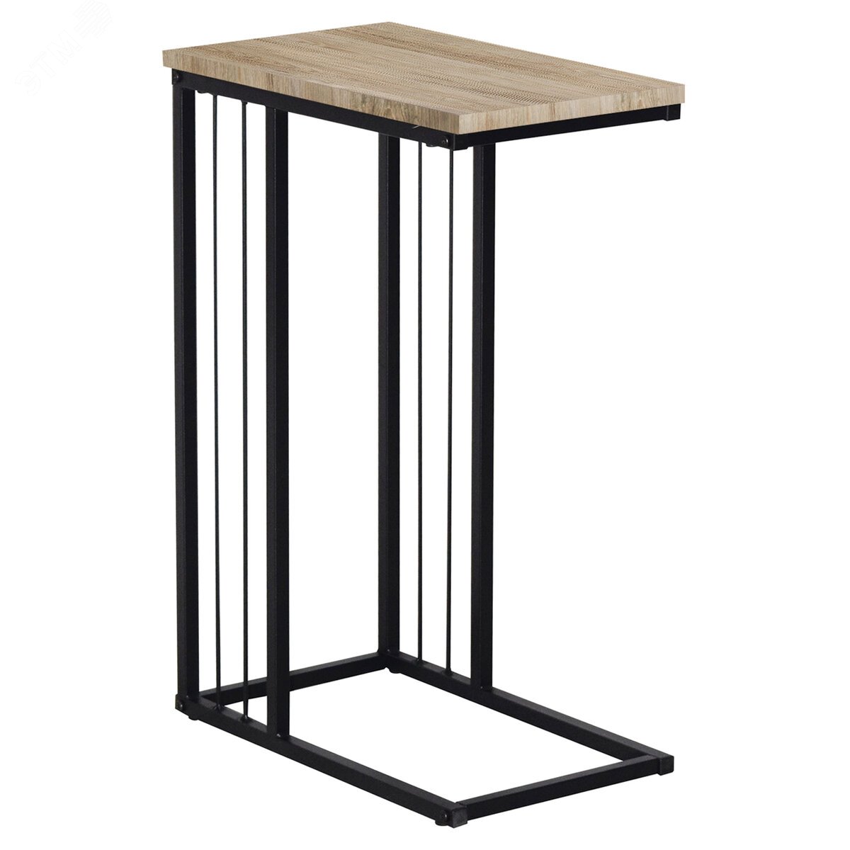 Изображение товара Журнальный стол BRABIX LOFT CT-002 с металлокаркасом, цвет дуб натуральный