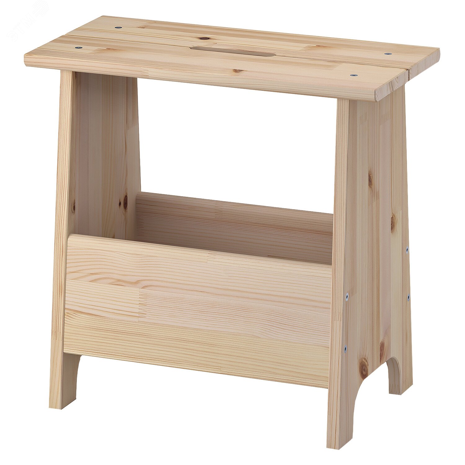 Изображение товара Деревянный табурет тумба BRABIX Scandi Wood SC-002 сосна 490х250х450
