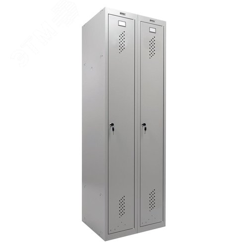 Изображение товара Шкаф металлический для одежды BRABIX LK 21-80, 2 секции, (в1830 х ш800 х г500мм,37кг), 291129 (шт)