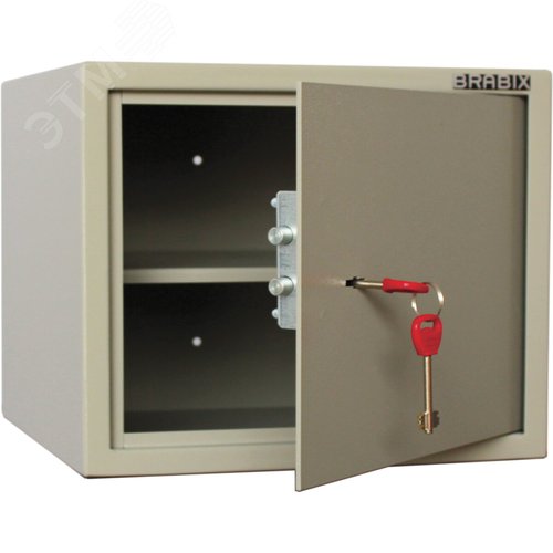 Изображение товара Сейф мебельный BRABIX D-29m (в290 х ш350 х г300мм,9кг), ключевой замок, крепл. к стене, 291163 (шт)