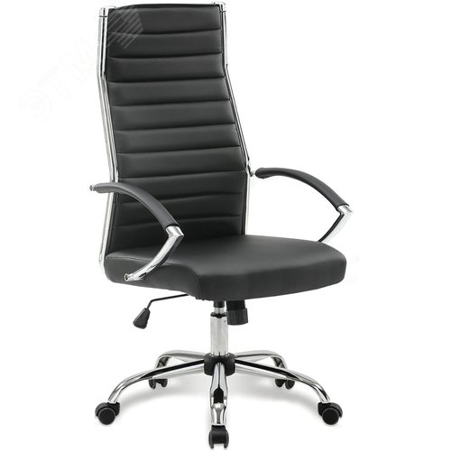 Изображение товара Кресло офисное BRABIX Style EX-528, экокожа, хром, черное, 531947 (шт)