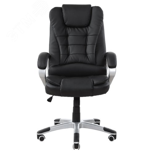 Изображение товара Кресло офисное BRABIX Comfort MS-003, 6 массажных модулей, экокожа, черное, 532521 (шт)