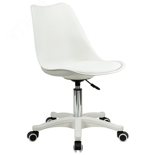 Изображение товара Кресло стул BRABIX Eames MG-310 PL, пластик белый, экокожа белая, 532926 (шт)