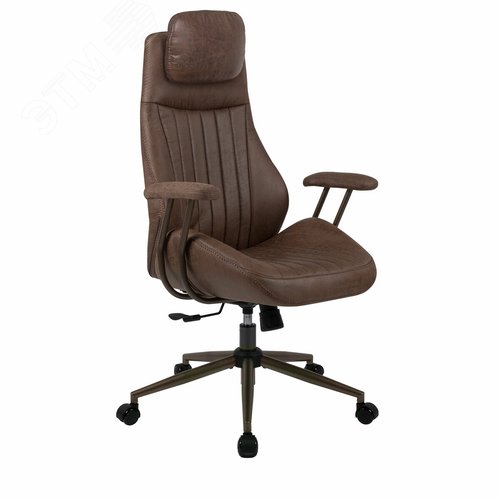 Изображение товара Кресло BRABIX PREMIUM Arizona EX-573, синхромеханизм, искусственная замша, коричневый, 532944 (шт)