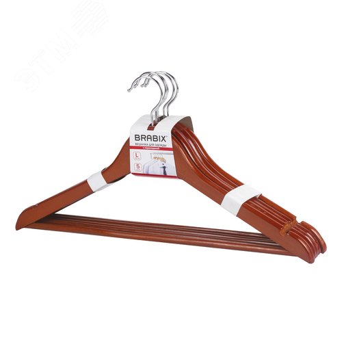 Изображение товара Вешалки-плечики размер 48-50, комплект 5 шт (шт)