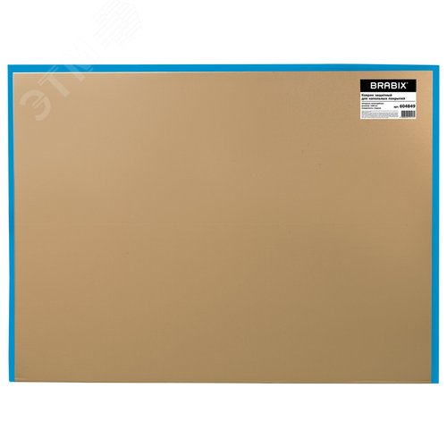 Изображение товара Коврик защитный напольный BRABIX, поликарбонат, КРУГ Д. 100 см, глянец, 1 мм, 604849 (шт)