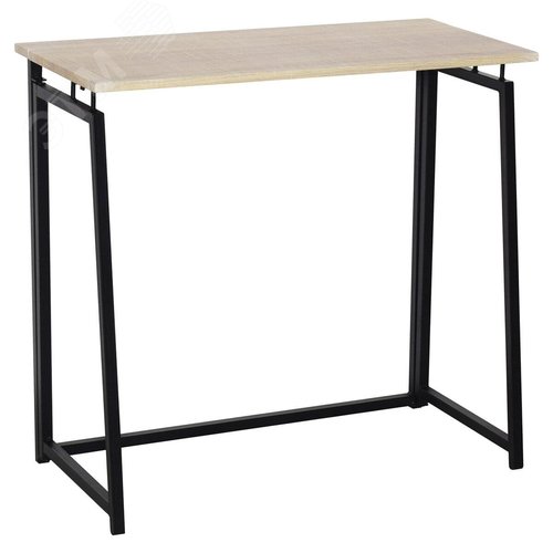 Изображение товара Стол на металлокаркасе BRABIX LOFT CD-001 (800 х 440 х 740), складной, цвет дуб натуральный, 641211 (шт)