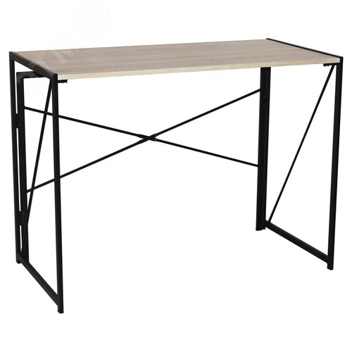 Изображение товара Стол на металлокаркасе BRABIX LOFT CD-002 (1000 х 500 х 750), складной, цвет дуб натуральный,641214 (шт)