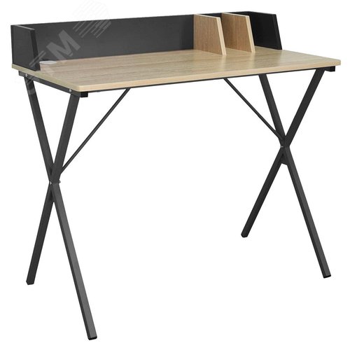 Изображение товара Стол на металлокаркасе BRABIX LOFT CD-007 (800 х 500 х 840), органайзер, комбинированный, 641227 (шт)