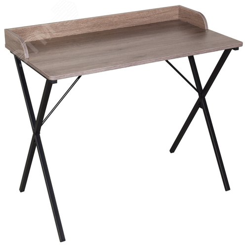 Изображение товара Стол на металлокаркасе BRABIX LOFT CD-008 (900 х 500 х 780), цвет морёный дуб, 641863 (шт)