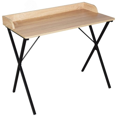 Изображение товара Стол на металлокаркасе BRABIX LOFT CD-008 (900 х 500 х 780), цвет дуб натуральный, 641865 (шт)