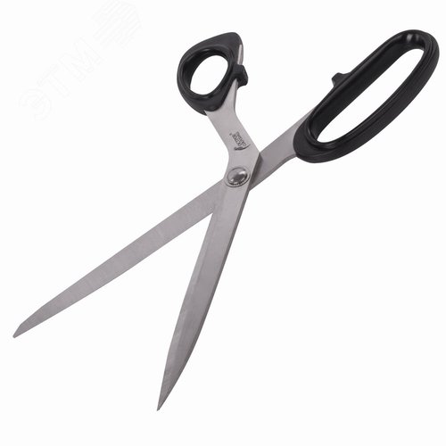 Изображение товара Ножницы портновские Остров Сокровищ ''Классик'', 250 мм, черные, блистер (шт)