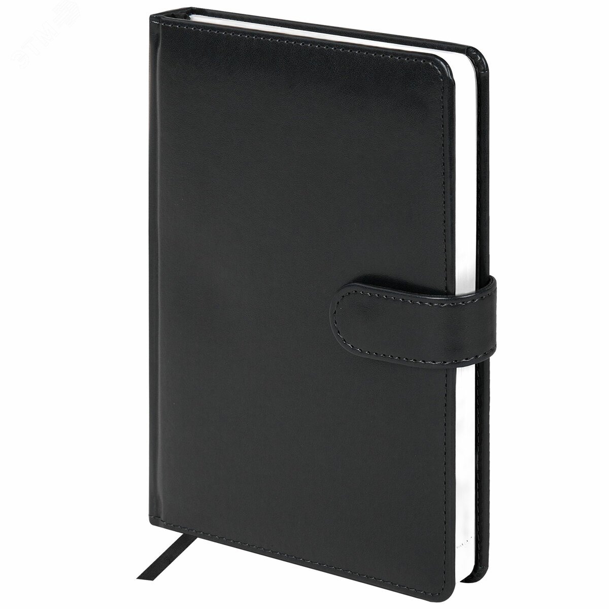 Изображение товара Ежедневник недатированный А5 148х218мм с кожаной обложкой и магнитной застежкой