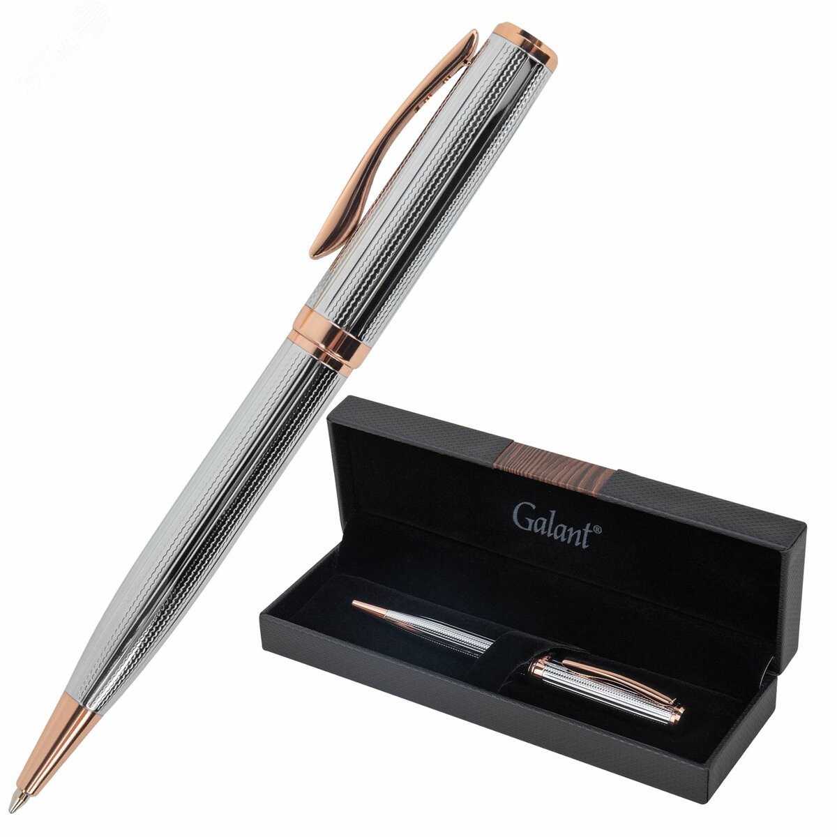 Изображение товара Ручка подарочная шариковая EPSILON, корпус серебро, узел 0,7 мм (шт)