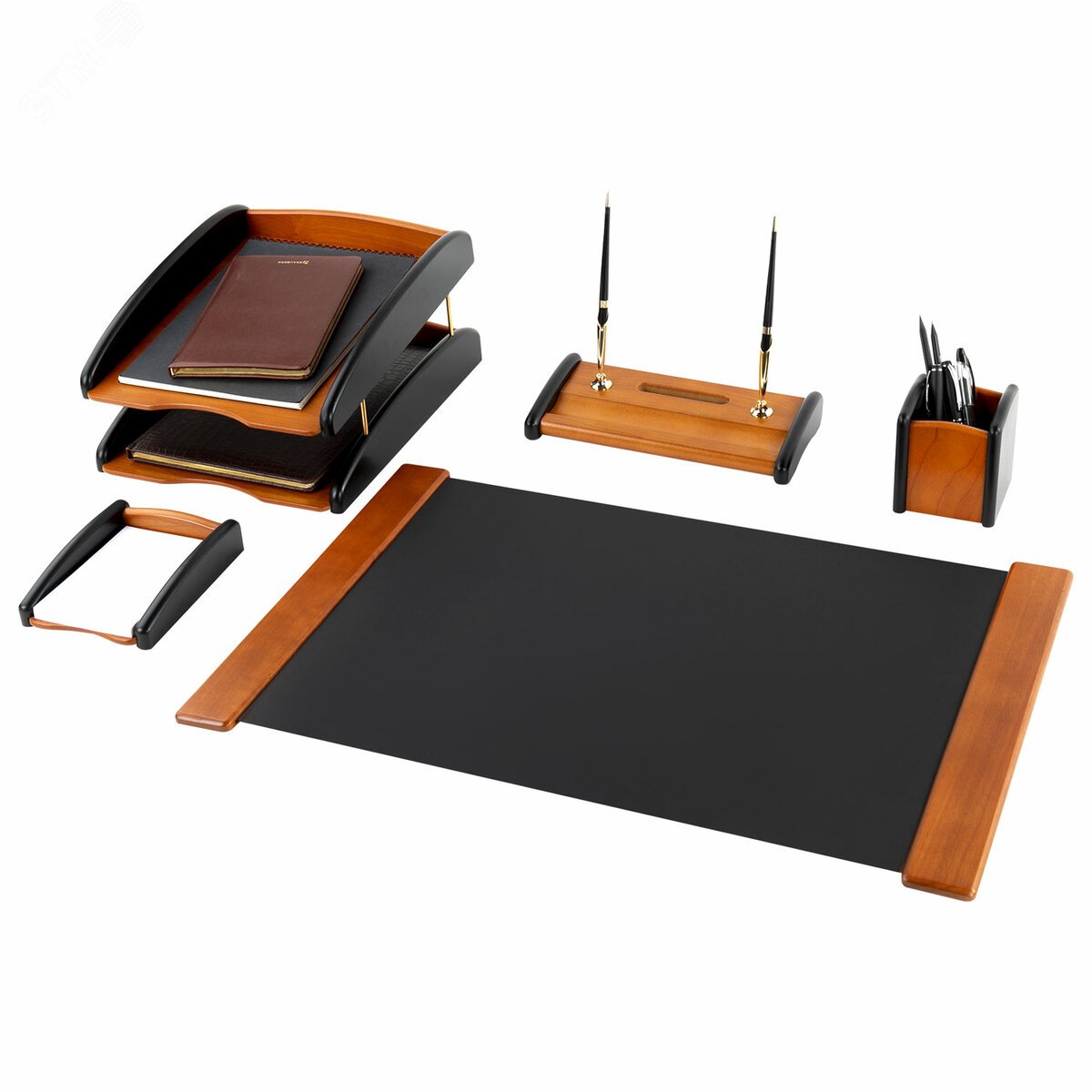 Изображение товара Настольный набор GALANT Cayman из дерева, 5 предметов