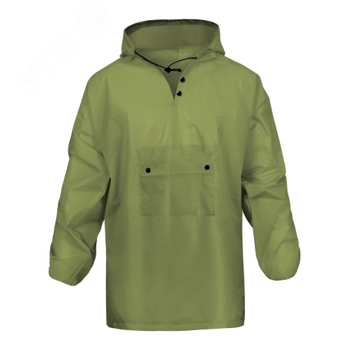 Изображение товара Дождевик HOODY EVA, зеленый, с чехлом, 100 мк (шт)