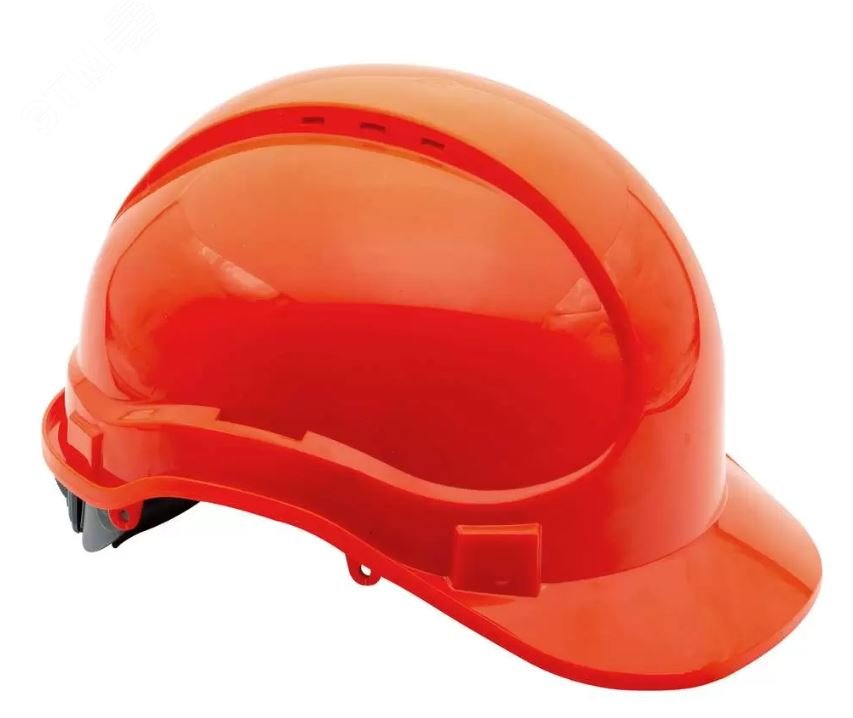 Изображение товара "Каска защитная, модель ""Ай-Прайм Эксперт"" К-061, цвет оранжевый, с двухточечным подбородочным ремнем, арт. РП-02 " (шт)