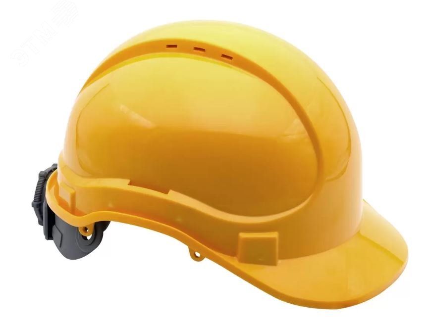 Изображение товара Каска Ай-Прайм Эксперт К-061 желтая с двухточечным ремнем