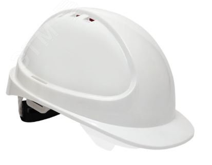 Изображение товара Каска защитная Форвард текстиль храповик. Цвет белый (упак)