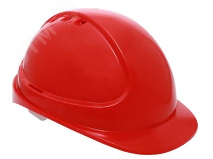 Изображение товара Каска защитная Форвард текстиль храповик. Цвет красный (шт)