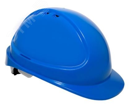 Изображение товара Каска защитная Форвард текстиль храповик. Цвет синий (упак)