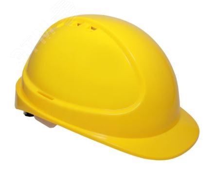 Изображение товара Каска защитная Форвард текстиль храповик. Цвет желтый (упак)