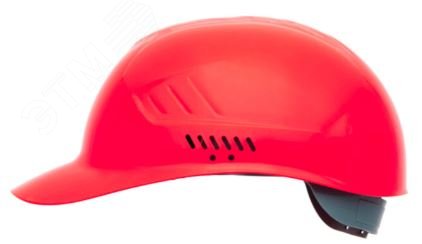 Изображение товара Каскетка защитная текстиль лента. Цвет красный (упак)