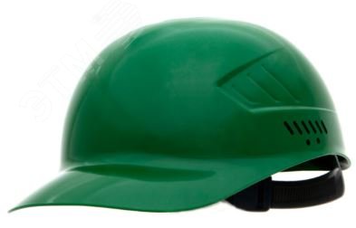 Изображение товара Каскетка защитная текстиль лента. Цвет зеленый (упак)