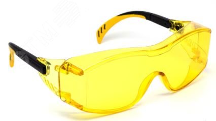 Изображение товара Очки открытые Практик линза с покрытием KN желтая линза (шт)