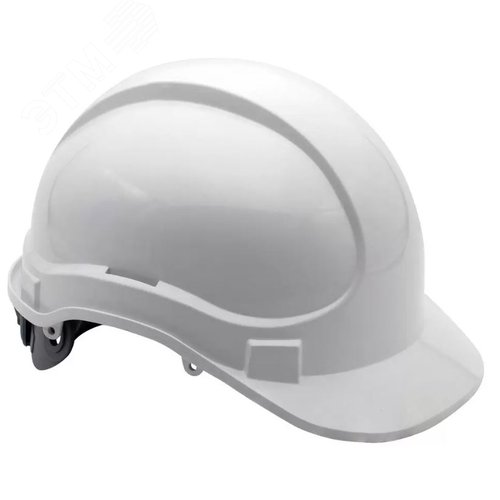 Изображение товара "Каска защитная, модель ""Ай-Прайм Энерго"" К-064, цвет белый, с двухточечным подбородочным ремнем, арт. РП-02 " (шт)