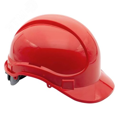 Изображение товара "Каска защитная, модель ""Ай-Прайм Энерго"" К-064, цвет красный, с двухточечным подбородочным ремнем, арт. РП-02 " (шт)