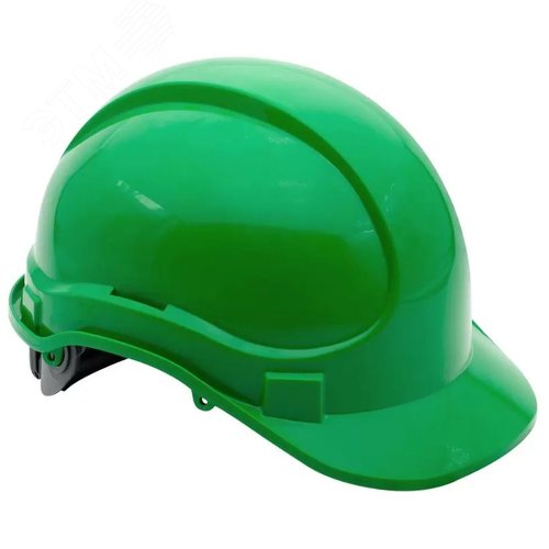 Изображение товара "Каска защитная, модель ""Ай-Прайм Энерго"" К-064, цвет зеленый, с двухточечным подбородочным ремнем, арт. РП-02 " (шт)