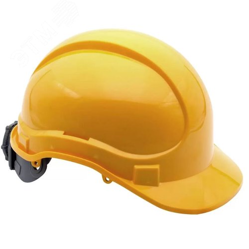 Изображение товара "Каска защитная, модель ""Ай-Прайм Энерго"" К-064, цвет желтый, с двухточечным подбородочным ремнем, арт. РП-02 " (шт)