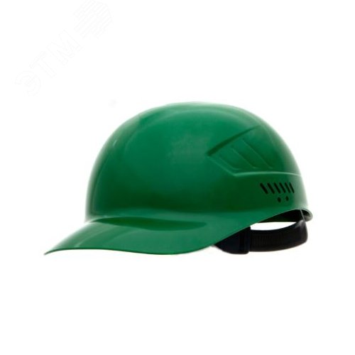 Изображение товара Каскетка защитная текстиль лента. Цвет зеленый (шт)