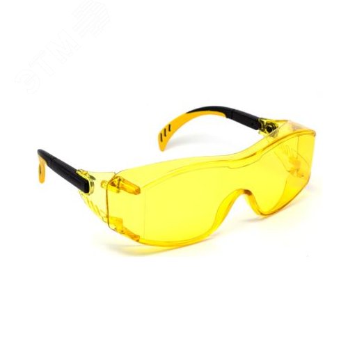 Изображение товара Очки открытые Практик линза без покрытия желтая линза (шт)