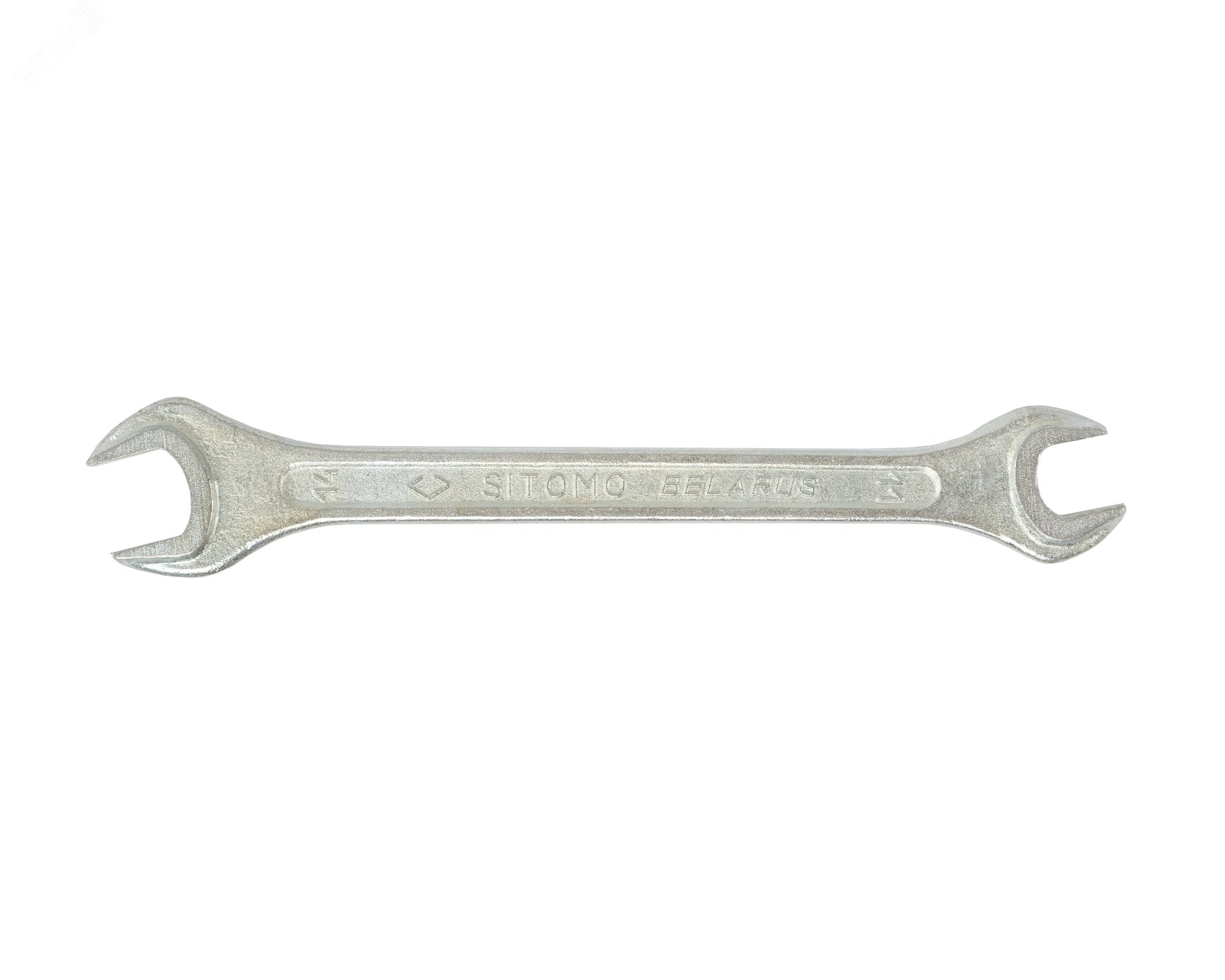 Изображение товара Ключ гаечный рожковый двусторонний 11x14 оцинкованный (шт)